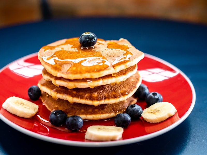 Pancakes flocons d'avoine banane