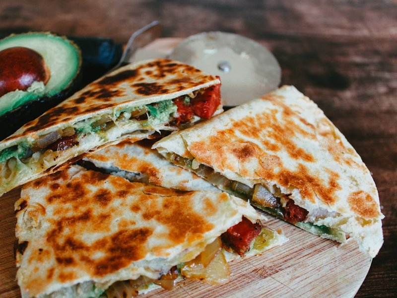 Quesadilla fromage jalapeños