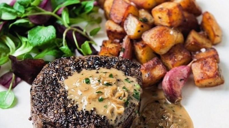 Steak haricots verts
