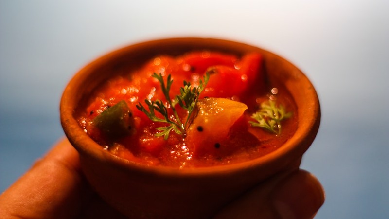 Taktouka — Salade de poivrons et tomates grillés