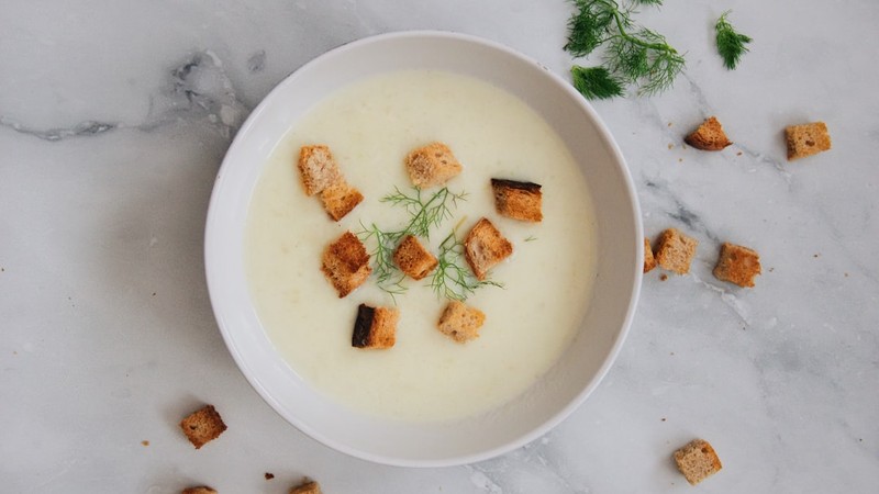 Vichyssoise poireaux pommes de terre
